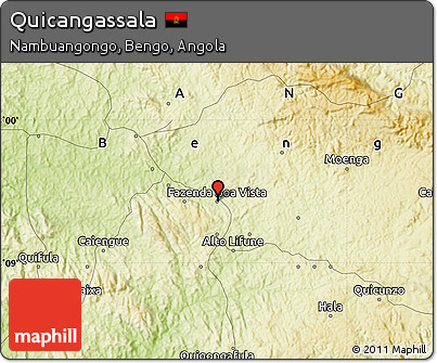 Physical Map of Quicangassala
