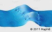 Political Panoramic Map of the area around 8° 12' 42" S, 151° 13' 29" W