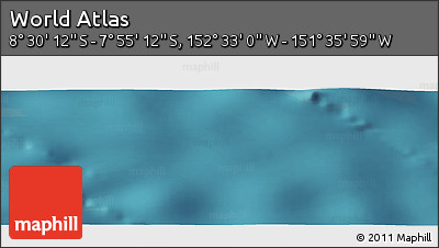 Satellite Panoramic Map of the Area around 8° 12' 42" S, 152° 4' 29" W