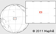 Blank Location Map of the area around 8° 12' 42" S, 152° 55' 30" W