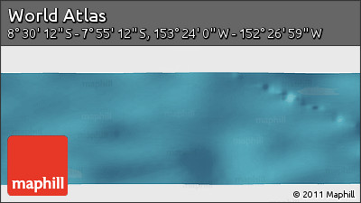 Satellite Panoramic Map of the Area around 8° 12' 42" S, 152° 55' 30" W