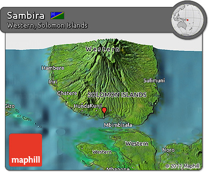 Satellite 3D Map of Sambira