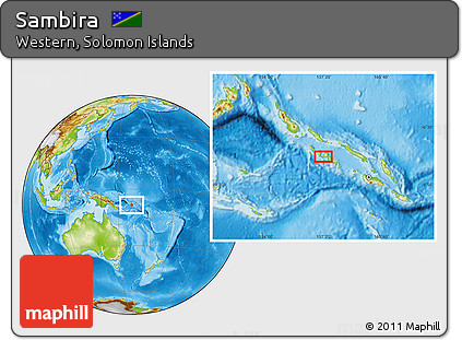 Physical Location Map of Sambira