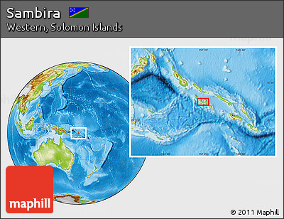 Physical Location Map of Sambira