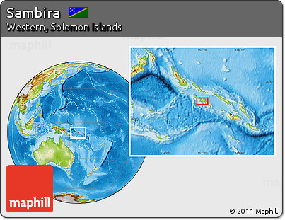 Physical Location Map of Sambira