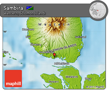 Physical Map of Sambira