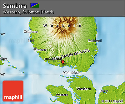 Physical Map of Sambira