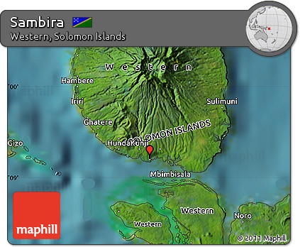 Satellite Map of Sambira