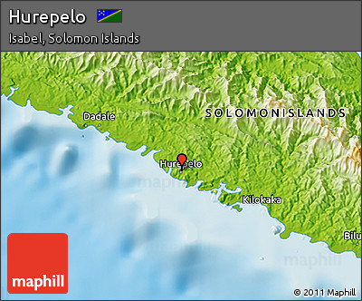 Physical 3D Map of Hurepelo
