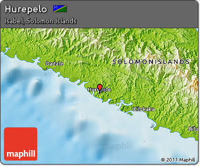 Physical 3D Map of Hurepelo