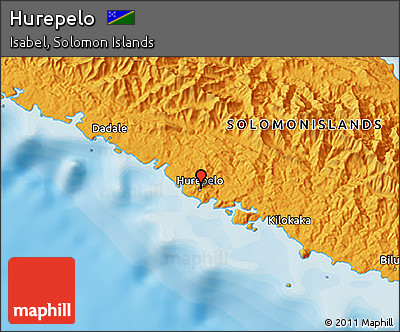 Political 3D Map of Hurepelo