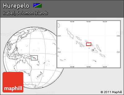 Blank Location Map of Hurepelo