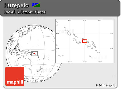 Blank Location Map of Hurepelo