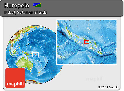 Physical Location Map of Hurepelo