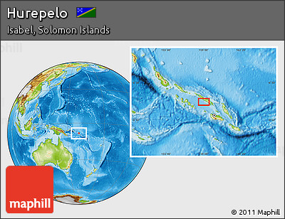 Physical Location Map of Hurepelo