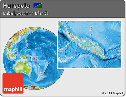 Physical Location Map of Hurepelo
