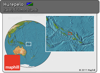 Satellite Location Map of Hurepelo