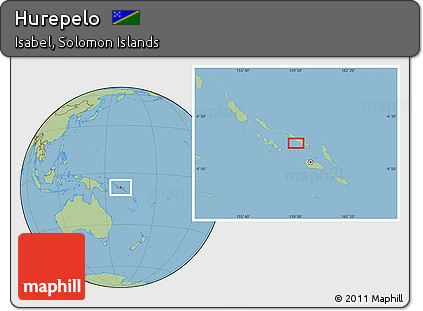 Savanna Style Location Map of Hurepelo