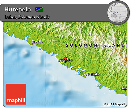 Physical Map of Hurepelo