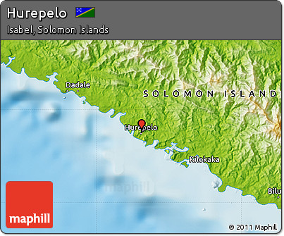 Physical Map of Hurepelo