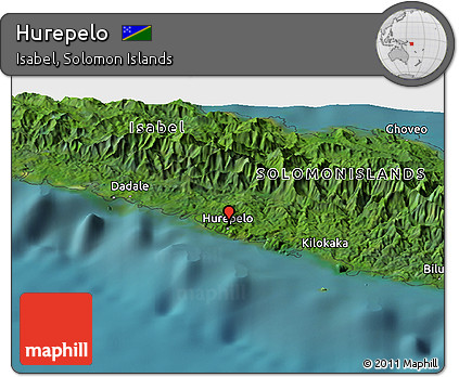Satellite Panoramic Map of Hurepelo