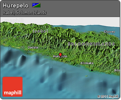 Satellite Panoramic Map of Hurepelo