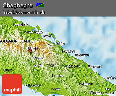 Physical 3D Map of Ghaghagra