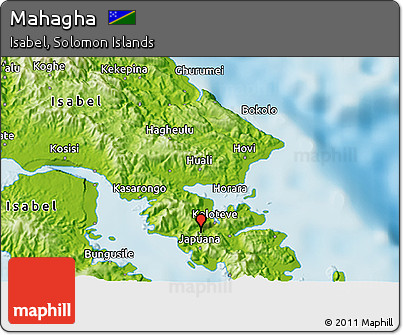 Physical 3D Map of Mahagha