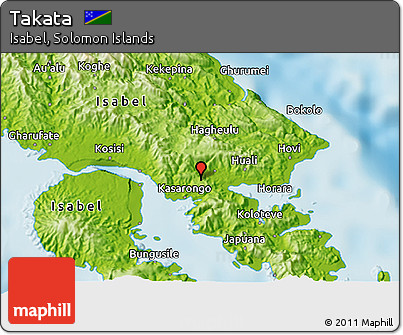 Physical 3D Map of Takata