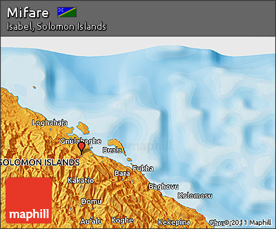 Political 3D Map of Mifare