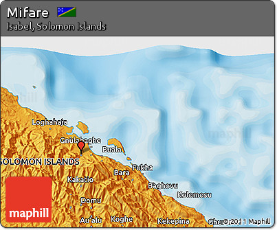 Political 3D Map of Mifare