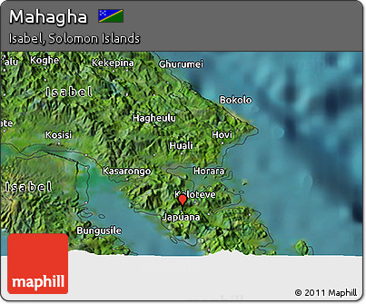 Satellite 3D Map of Mahagha
