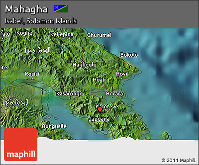 Satellite 3D Map of Mahagha