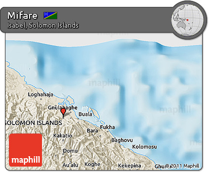 Shaded Relief 3D Map of Mifare