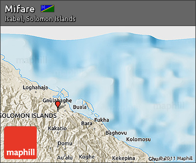 Shaded Relief 3D Map of Mifare
