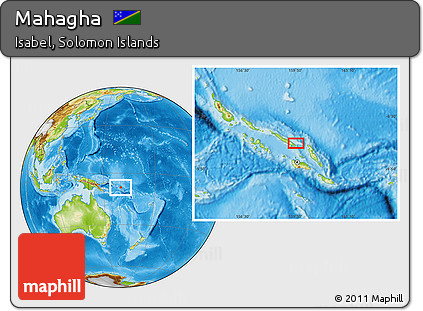 Physical Location Map of Mahagha