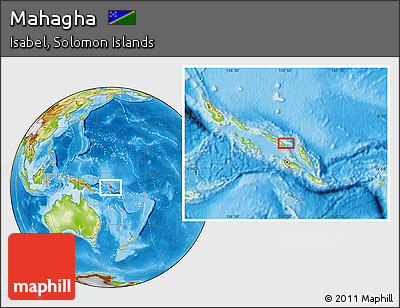 Physical Location Map of Mahagha