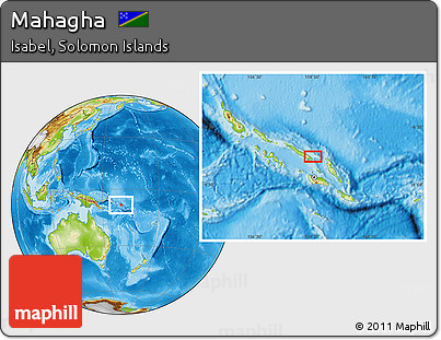 Physical Location Map of Mahagha