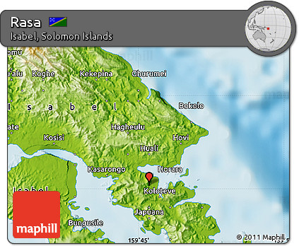 Physical Map of Rasa