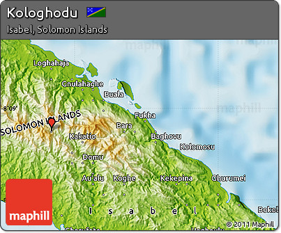 Physical Map of Kologhodu
