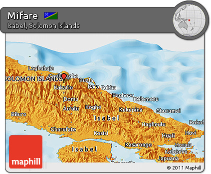 Political Panoramic Map of Mifare