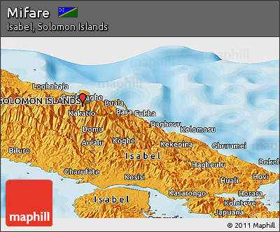 Political Panoramic Map of Mifare