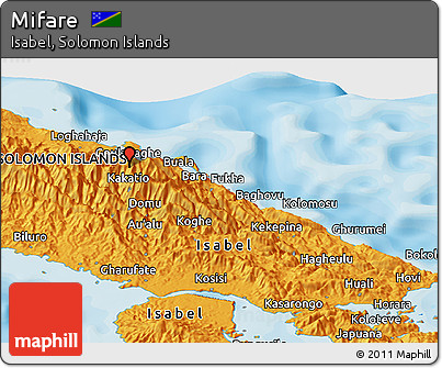 Political Panoramic Map of Mifare
