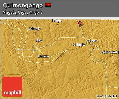 Physical 3D Map of Quimongongo
