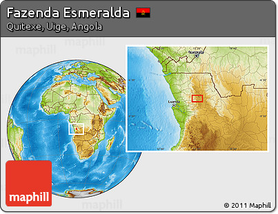 Physical Location Map of Fazenda Esmeralda