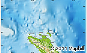 Physical Map of the area around 8° 12' 42" S, 160° 43' 29" E