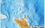 Political Map of the area around 8° 12' 42" S, 160° 43' 29" E