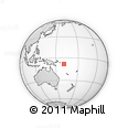 Outline Map of Anda'ua, rectangular outline