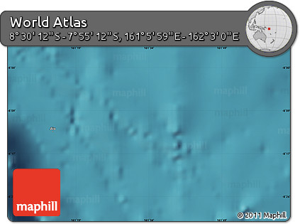 Satellite Map of the Area around 8° 12' 42" S, 161° 34' 29" E