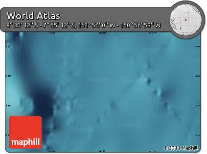 Satellite Map of the Area around 8° 12' 42" S, 161° 25' 30" W